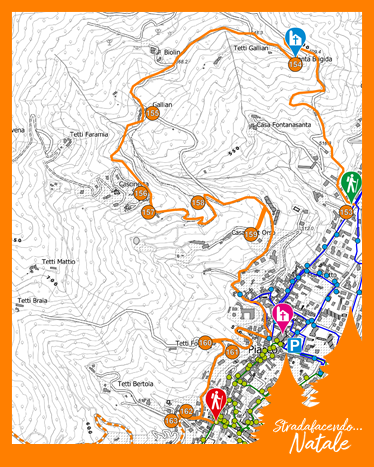 Stradafacendo... Natale - Piasco - Percorso Collinare