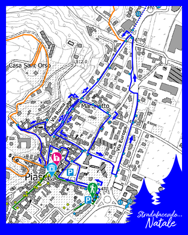 Stradafacendo... Natale - Piasco - Percorso Blu