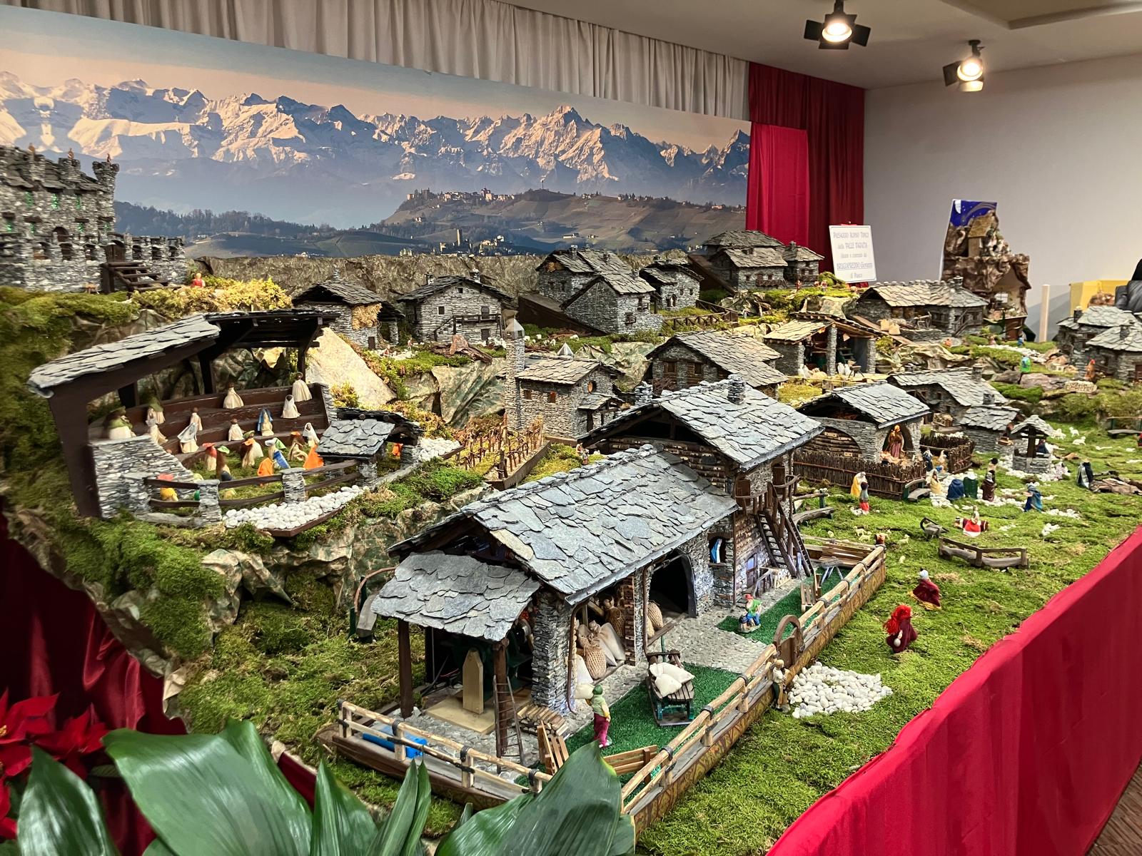 Presepe con Casette in Pietra -  Brugiafreddo Giovanni a Piasco (CN)