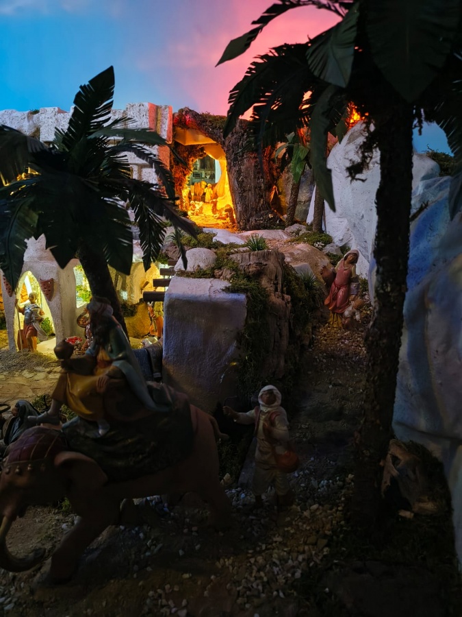Presepe con Casette in Pietra -  Brugiafreddo Giovanni a Piasco (CN)