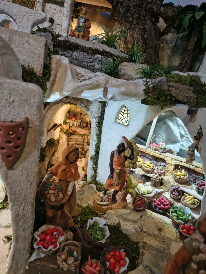 Presepe con Casette in Pietra -  Brugiafreddo Giovanni a Piasco (CN)