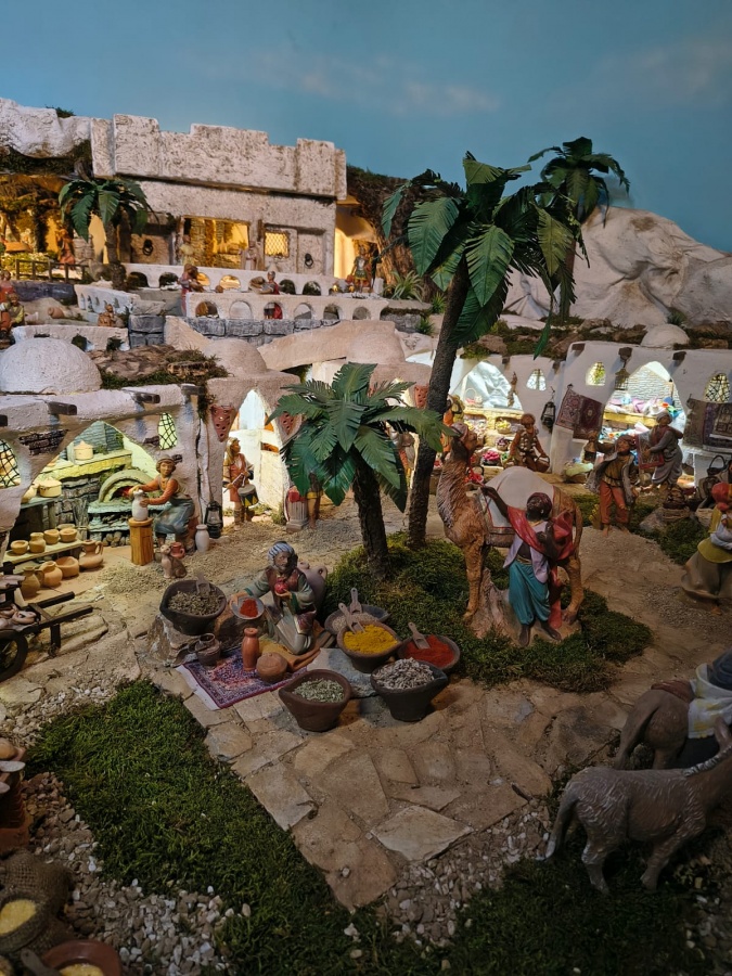 Presepe con Casette in Pietra -  Brugiafreddo Giovanni a Piasco (CN)