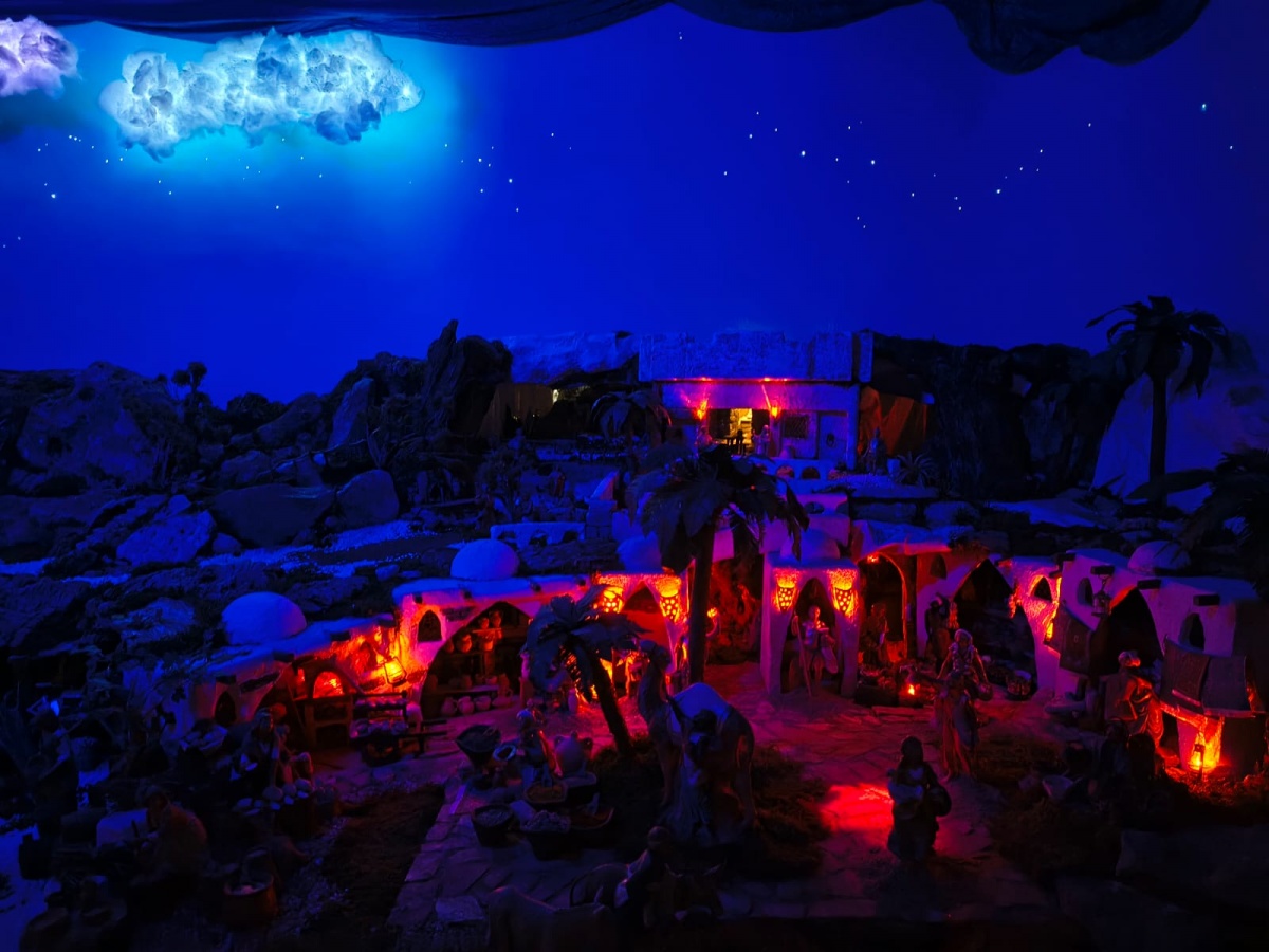 Presepe con Casette in Pietra -  Brugiafreddo Giovanni a Piasco (CN)