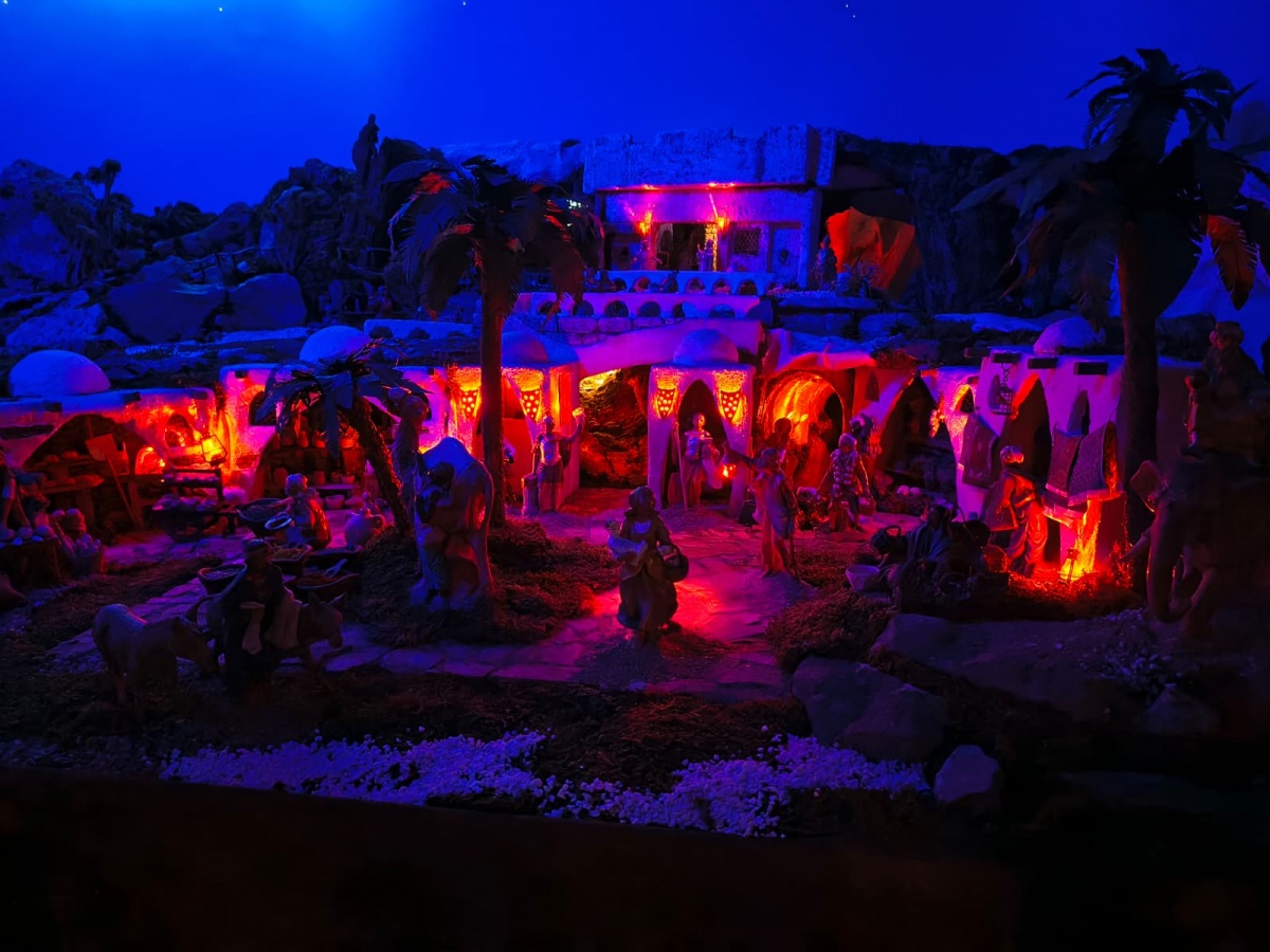 Presepe con Casette in Pietra -  Brugiafreddo Giovanni a Piasco (CN)