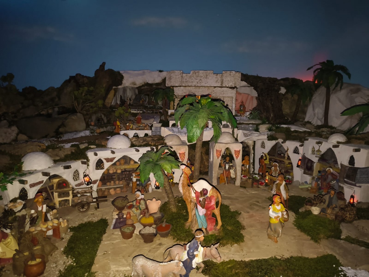 Presepe con Casette in Pietra -  Brugiafreddo Giovanni a Piasco (CN)