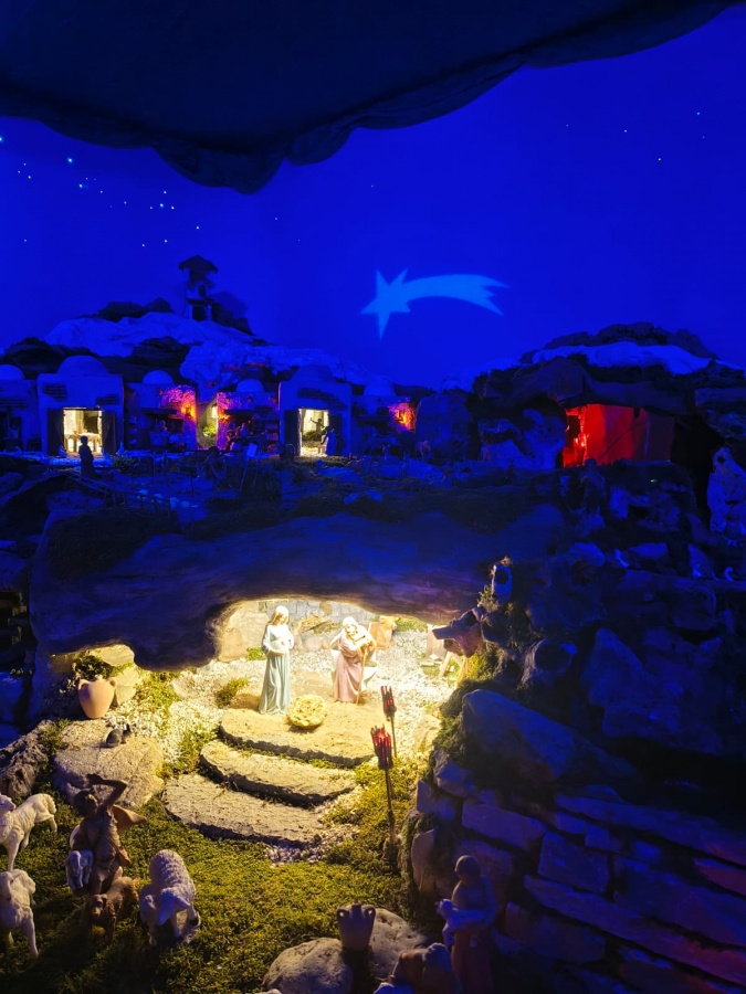 Presepe con Casette in Pietra -  Brugiafreddo Giovanni a Piasco (CN)