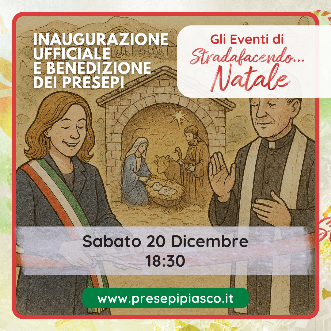 Inaugurazione e 
benedizione dei presepi